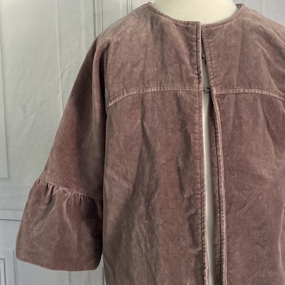 PEEK Girls Velvet Jacket Cape Size 8 - Picture 2 of 8